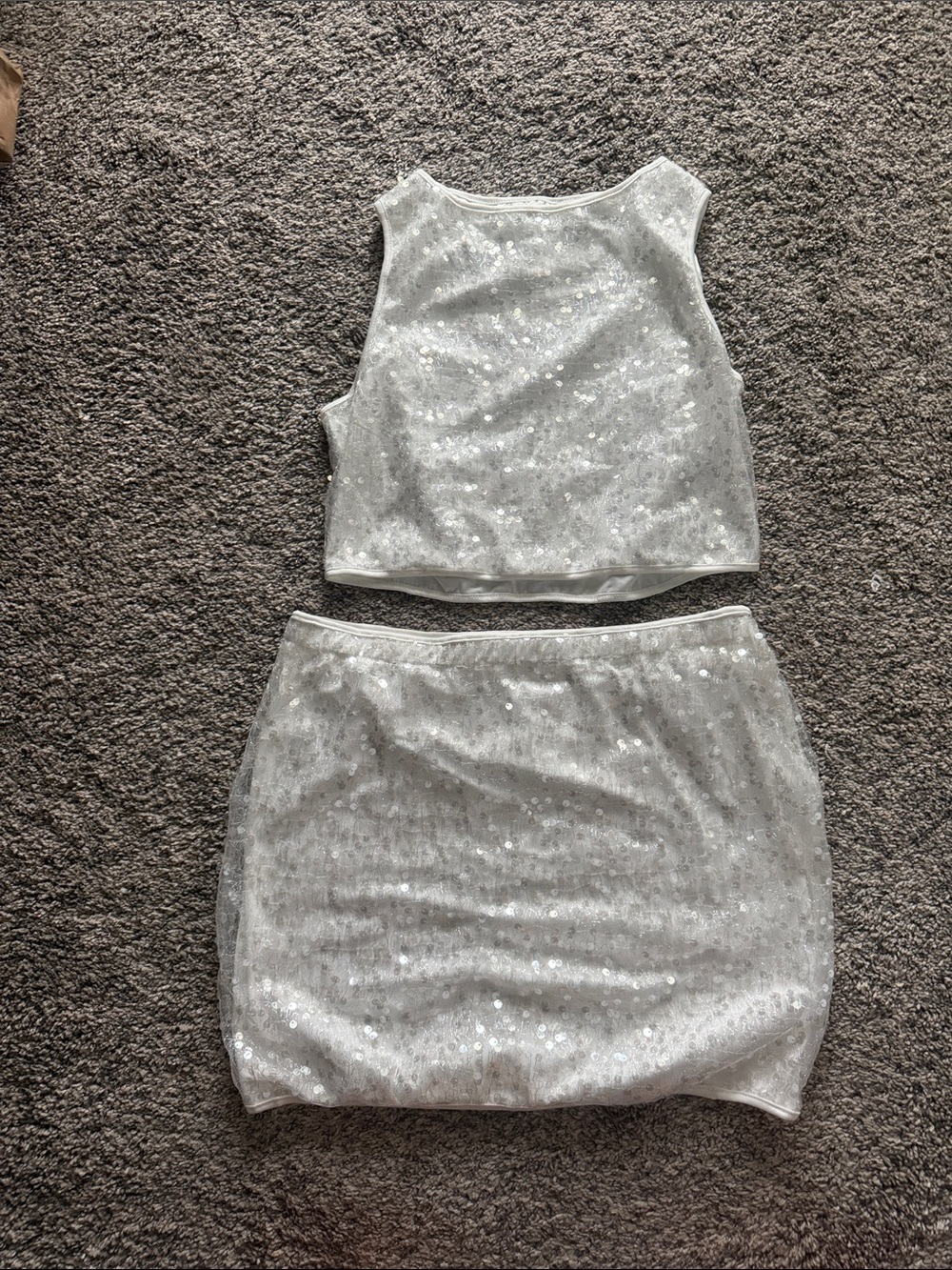 NWOT SHEIN sequence skirt set